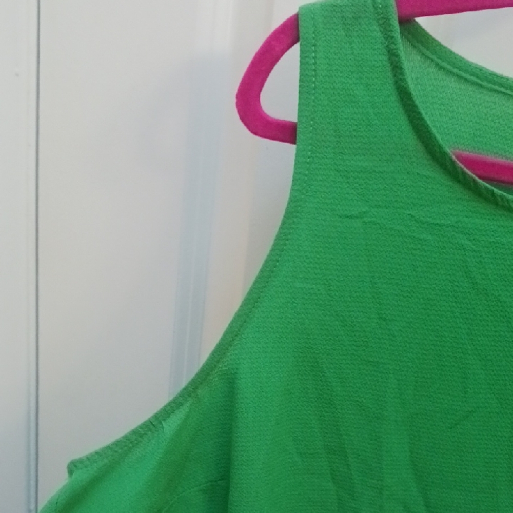 Chic Soul Vibrant Green Tank Top - Picture 2 of 6